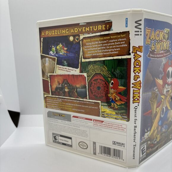 Zack & Wiki: Quest for Barbaros' Treasure (Nintendo Wii, 2007) TESTED - Picture 6 of 8